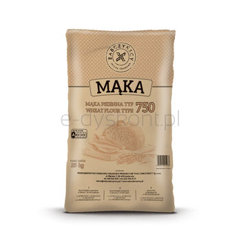 Mąka Pszenna Chlebowa Żabczyńscy Typ 750 - 25Kg