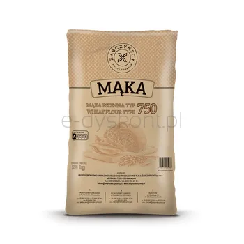 Mąka Pszenna Chlebowa Żabczyńscy Typ 750 - 25Kg