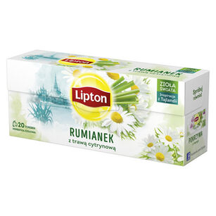 Lipton Herbata Ziołowa Rumianek Z Trawą Cytrynową 20 Torebek 20G