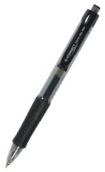 Q-Connect Długopis Automatyczny Żelowy 0,5Mm (Linia), Czarny 