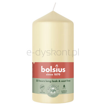 Świeca pieńkowa 120/58 Essentials Owsiany beż