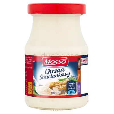 Mosso Chrzan Śmietankowy 180 G