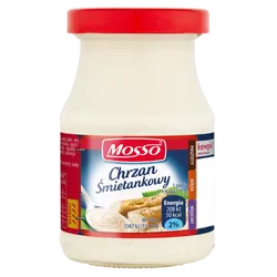 Mosso Chrzan Śmietankowy 180 G