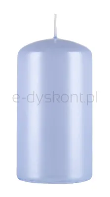 Świeca słupek DONAU HOME Standard Lakier, 60x115mm, błękit perła