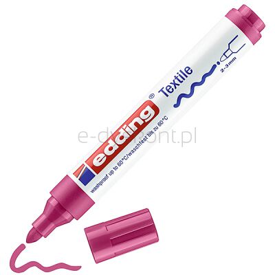 Edding Marker Tekstylny E-4500 2-3 Mm, Karminowy
