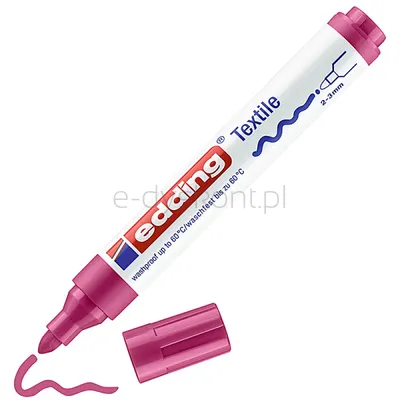 Edding Marker Tekstylny E-4500 2-3 Mm, Karminowy