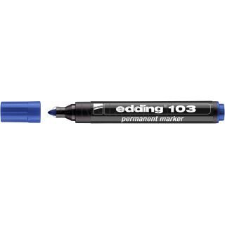 Edding Marker permanentny e-103 niebieski [BIURO]