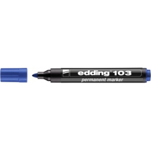 Marker Permanentny E-103 Edding, Niebieski