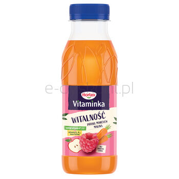 Hortex Vitaminka jabłko, marchew, malina Sok butelka aPet 300 ml  SK