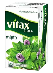 Vitax Herbata Zioła Mięta 20 Torebek X 1,5G