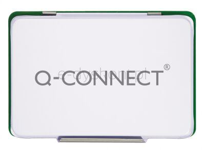 Q-Connect Poduszka Do Stempli Z Tuszem, 110X70Mm, Metalowa, Zielona