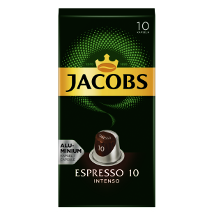 Jacobs Espresso 10 Intenso Kawa Mielona W Kapsułkach 52g (10szt)