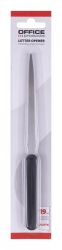 Office Products Nóż do kopert 19cm, plastikowa rączka, blister, czarny