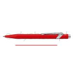 Caran D’ache Długopis 849 Classic Line, M, czerwony z czerwonym Wkładem - 2