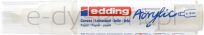 Edding Marker Akrylowy E-5000 5-10 Mm, Matowa Biel  - 2