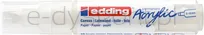 Edding Marker Akrylowy E-5000 5-10 Mm, Matowa Biel  - 2