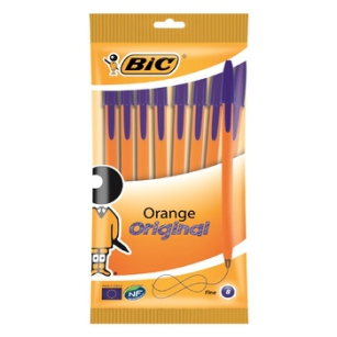 BIC Orange® Original długopis niebieski pouch 8 szt.