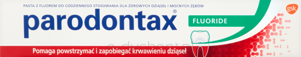 Parodontax Fluoride Pasta Do Zębów Na Krwawiące Dziąsła Z Fluorem, 75 Ml