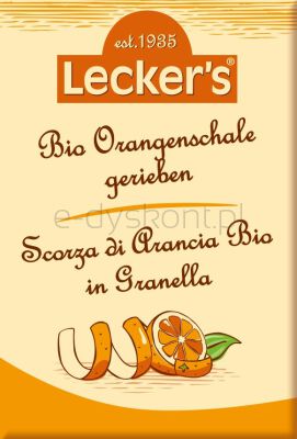 Lecker`S Skórka Pomarańczowa Starta Bio 15 G