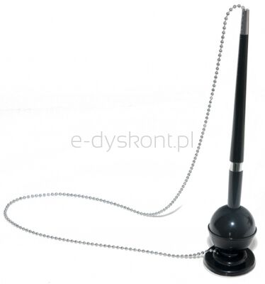Office Products Długopis na metalowym łańcuszku  stojący, samoprzylepny, niebieski