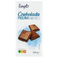 Simpl Czekolada Mleczna Z Nadzieniem Truskawkowym 100g