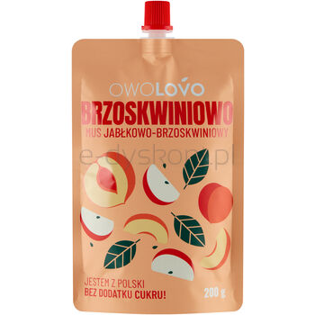 Owolovo Mus jabłkowo-brzoskwiniowy 200g