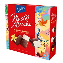 Wedel Ptasie Mleczko Waniliowe W Czekoladzie Deserowej 340G