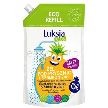 Luksja Żel Pod Prysznic I Szampon Happy MoMents 2W1 Dla Dzieci Zapas 750 Ml