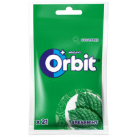 Orbit Spearmint Guma Do Żucia Bez Cukru 29 G (21 Drażetek)