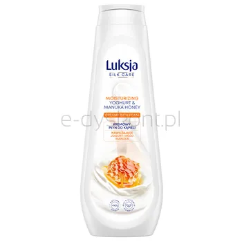 Luksja Płyn Do Kąpieli Silk Care Kremowy Jogurt I Miód Manuka 900 Ml