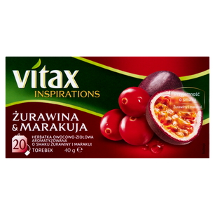 Vitax Herbata Inspiracje ŻurawinaMarakuja 20S