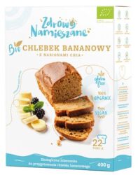 Zdrowo Namieszane Mieszanka Do Wypieku Chlebka  Bananowego  Z Chia 400 G