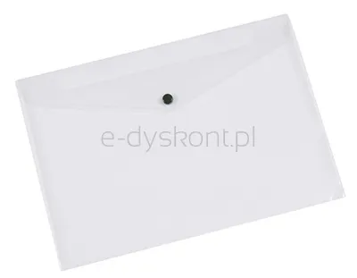 Teczka kopertowa Q-CONNECT zatrzask, PP, A3, 172mikr., transparentna