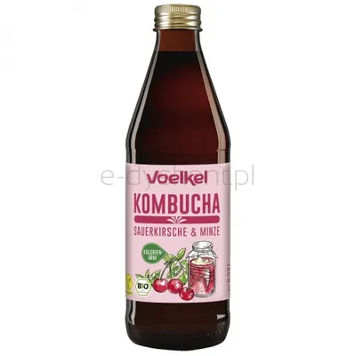 Kombucha wiśnia-mięta BIO 330 ml