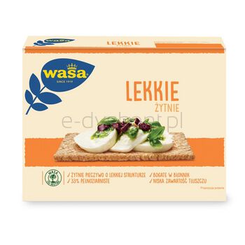 Wasa Pieczywo Lekkie Żytnie 110 g