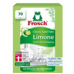 Tabletki do zmywarek FROSCH Limonkowe Classic - 70 szt.