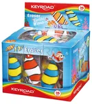 Keyroad Gumka uniwersalna CariBic Wonder, pakowane na displayu, mix kolorów  - 2