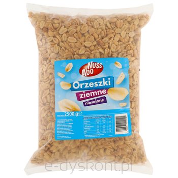 Abonuss Orzeszki Ziemne Smażone Niesolone Torebka 2500G