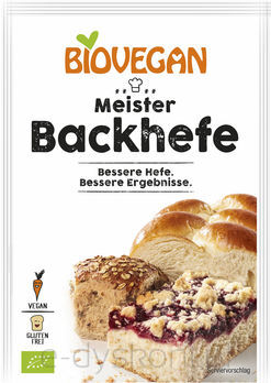 Drożdże Suszone Bezglutenowe Bio 7 G - Biovegan [BIO]