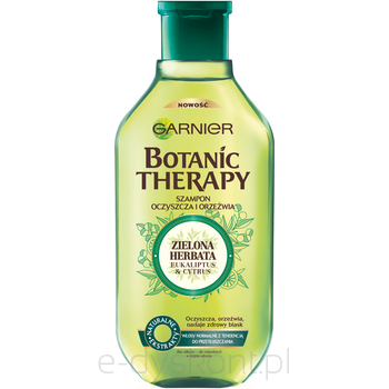 Botanic Therapy, Zielona Herbata, Eukaliptus & Cytrus, Szampon 400Ml