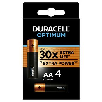 Duracell Bateria Alkaliczna Optimum Aa 4Szt.