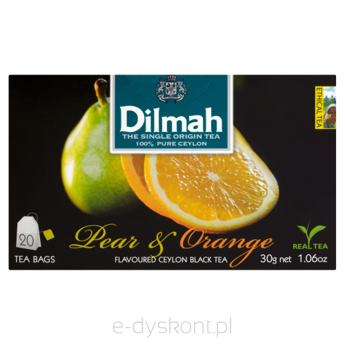 Dilmah Pear & Orange Flavoured Black Tea 20X1,5 G