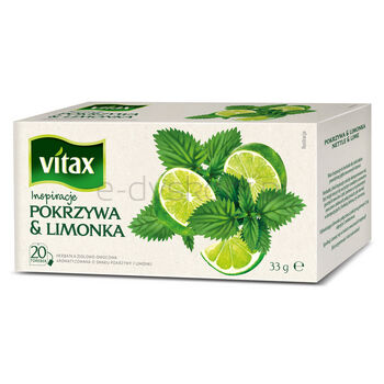 Vitax Herbata Inspiracje Pokrzywa Limonka 20s