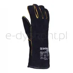 Rękawice spawalnicze DONAU SAFETY DS-WELMIG, MIG, skóra bydlęca, rozm. 10/XL, czarne - 2