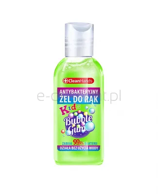 Antybakteryjny Żel Do Rąk Clean Hands, Guma Balonowa, 50 Ml