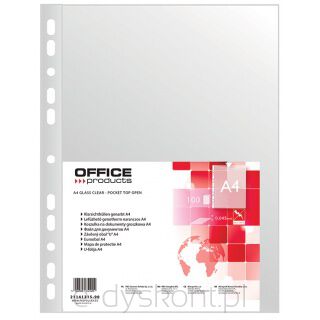 Koszulki Na Dokumenty Office Products, Pp, A4, Groszkowe, 45Mikr., 100Szt.