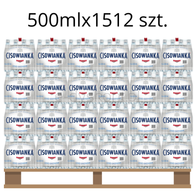 Cisowianka Woda Lekko Gazowana Pet 500 Ml  <br>(Paleta 1512 szt.)