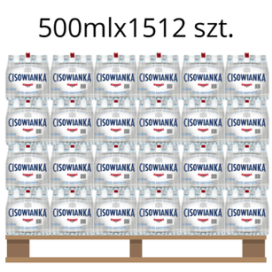 Cisowianka Woda Lekko Gazowana Pet 500 Ml  <br>(Paleta 1512 szt.)