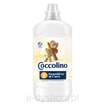 Coccolino Płyn Do Płukania Tkanin O Zapachu Migdałów I Kaszmirowego Balsamu 1275 Ml