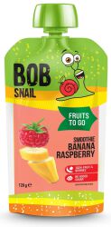 Bob Snail Smoothie banan- malina  bez dodatku cukru 120g